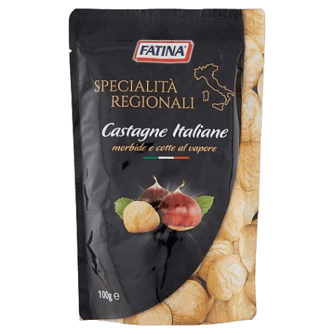 FATINA DRIED FRUITS CHESTNUTS ITALY 100 GR (16 in a box)