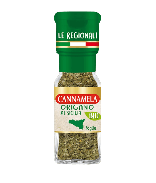 CANNAMELA ORGANIC SPICES OREGANO SICILY LEAVES 14 GR (6 in a box)