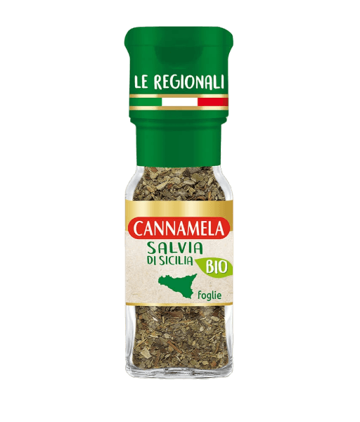 CANNAMELA ORGANIC SPICES SALVIA SICILY LEAVES 7 GR (6 in a box)