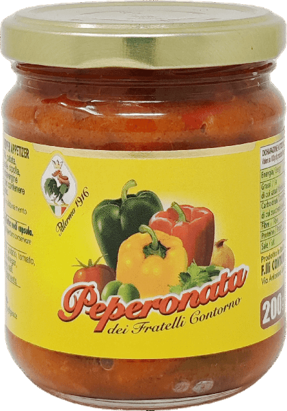 FRATELLI CONTORNO PEPPER PEPERONATA 200 GR (12 in a box)