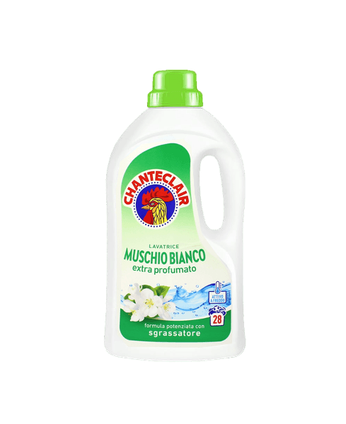 CHANTECLAIR LAUNDRY DETERGENT MUSCHIO BIANCO 28 WASHES 1.26 LT (8 in a box)