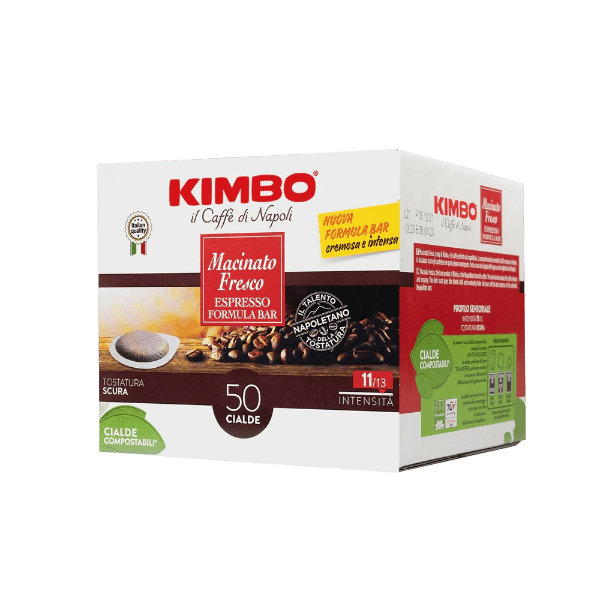 KIMBO COFFEE PODS MACINATO FRESCO ESPRESSO BAR X50 624 GR (6 in a box)
