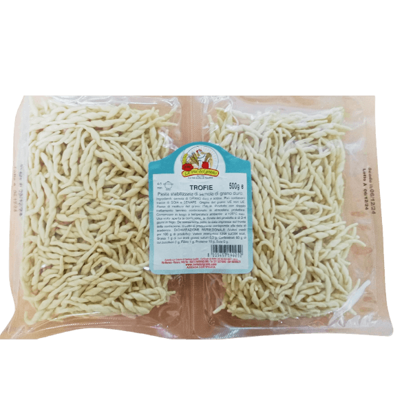 VOSTRO FORNAIO PASTA DI SEMOLA STABILIZZATA TROFIE 500 GR (10 in a box)