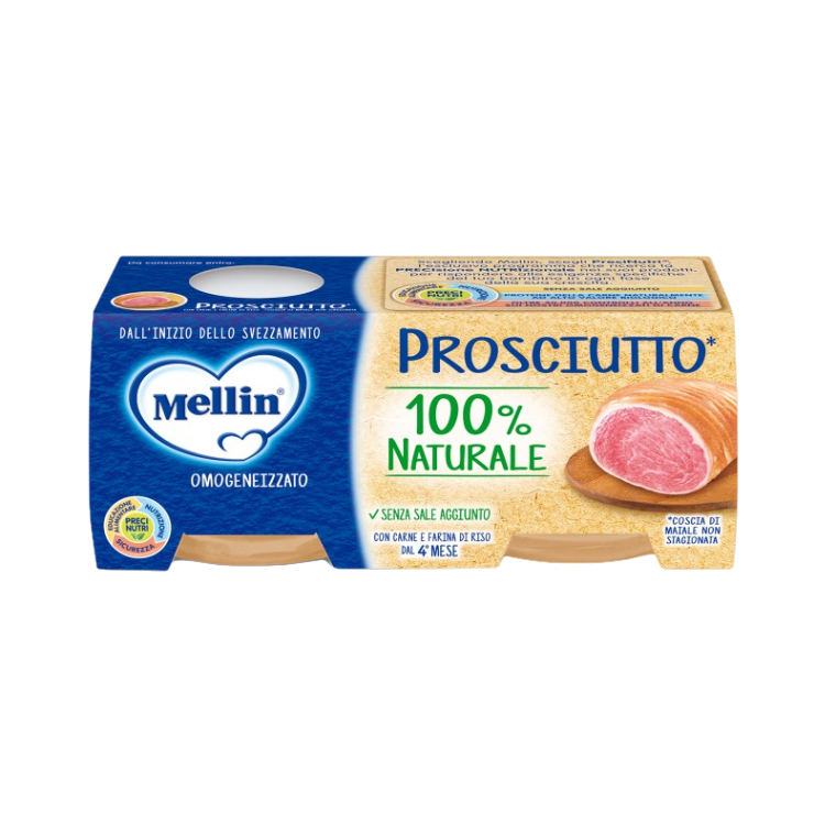 MELLIN HOMOGENIZED MEAT HAM 80 GR X2 (12 in a box)