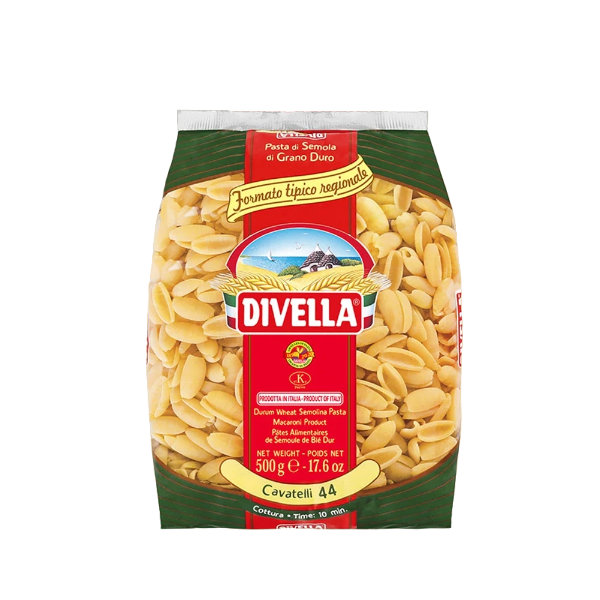 DIVELLA PASTA DI SEMOLA SPECIALITA' REGIONALI CAVATELLI N.44 500 GR (24 in a box)