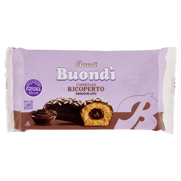 BAULI SNACK BUONDI' COVERED CHOCOLATE X6 276 GR (12 in a box)