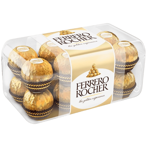 FERRERO ROCHER PRALINES T16 200 GR (5 in a box)