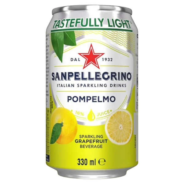 SAN PELLEGRINO GRAPEFRUIT CANS GB 330 ML (12 in a box)