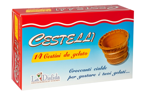 DISFIDA ICE CREAM BUCKET CESTELLI X14 60 GR (22 in a box)