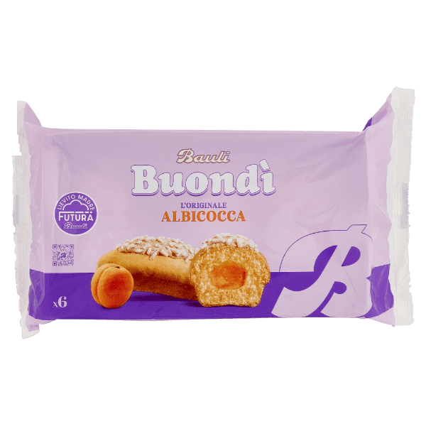 BAULI SNACK BUONDI' APRICOT X6 258 GR (12 in a box)