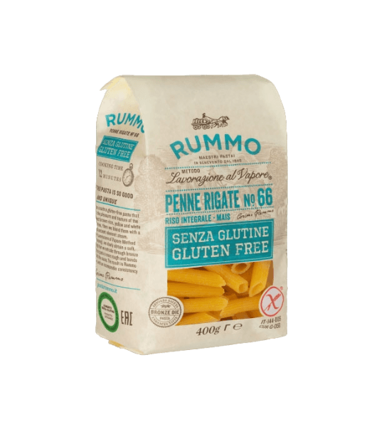 RUMMO PASTA GLUTEN FREE PENNE RIGATE N.66 400 GR (12 in a box)