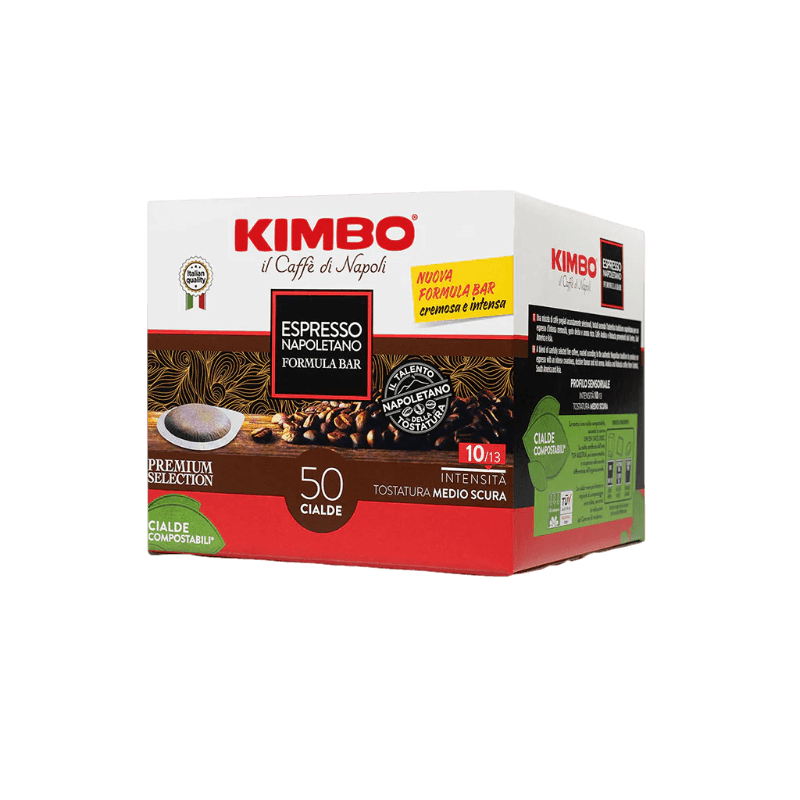 KIMBO COFFEE PODS ESE 44 MM ESPRESSO NAPOLETANO PREMIUM X50 634 GR (6 in a box)
