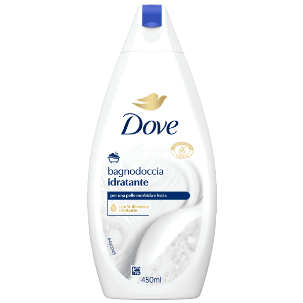 DOVE SHOWER BATH IDRATANTE 450 ML (12 in a box)