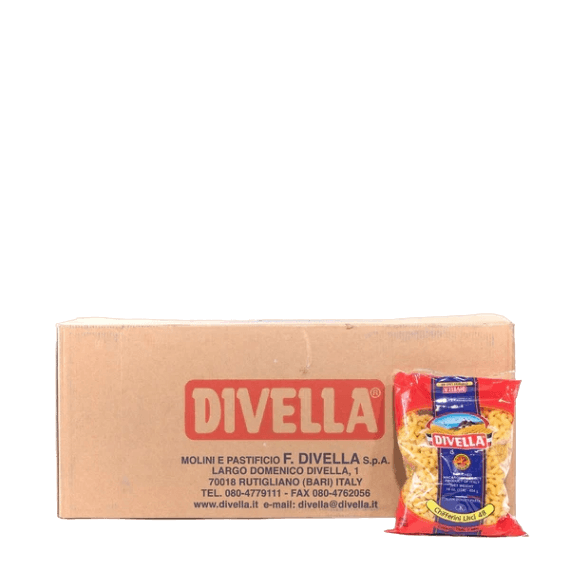 DIVELLA PASTA DI SEMOLA CHIFFERINI LISCI N.48 500 GR (24 in a box)