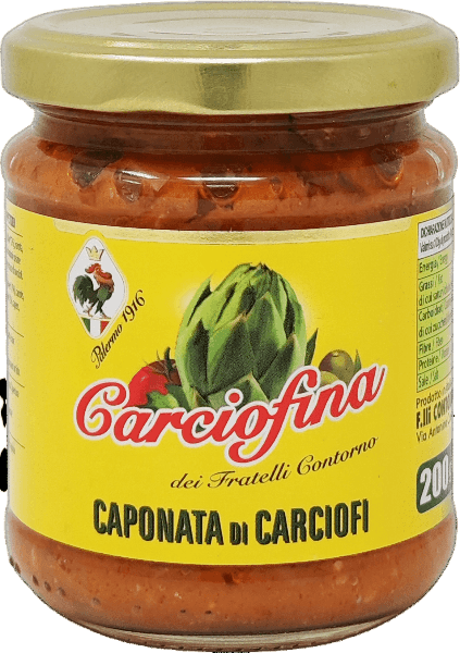 FRATELLI CONTORNO ARTICHOKES CARCIOFINA 200 GR (12 in a box)