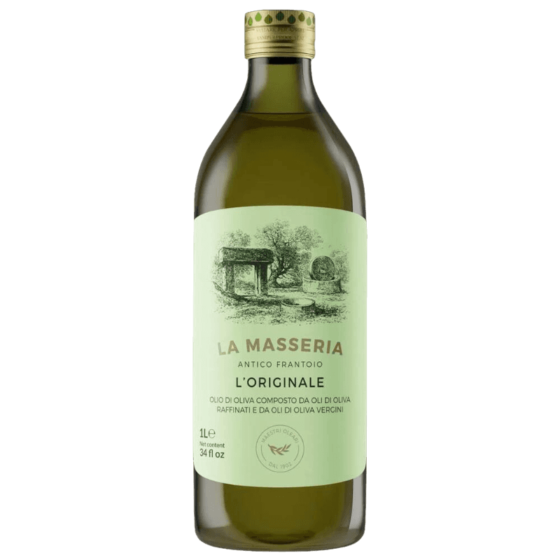 LA MASSERIA OLIVE OIL L'ORIGINALE GLASS 1 LT (12 in a box)