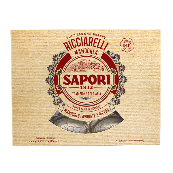SAPORI BISCOTTI RICCIARELLI ALMOND 200 GR (10 in a box)