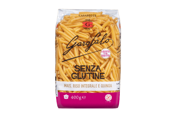 GAROFALO PASTA GLUTEN FREE CASARECCE 400 GR (12 IN A BOX)