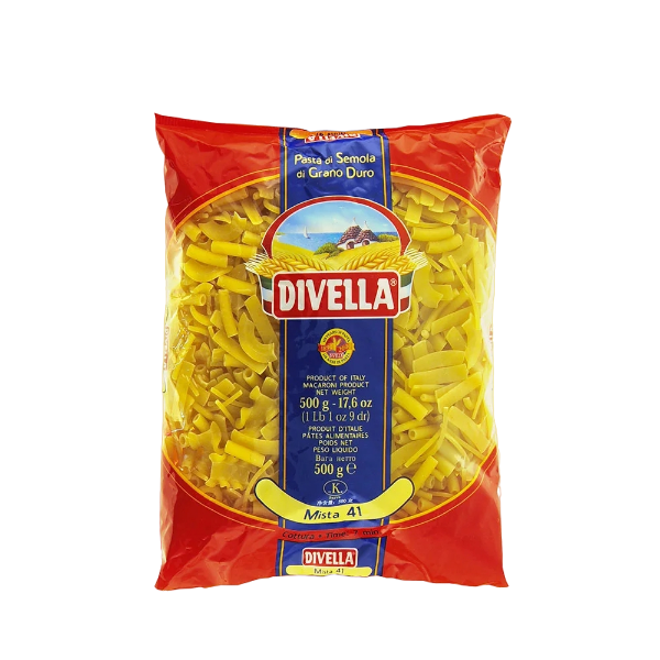 DIVELLA PASTA DI SEMOLA PASTA MISTA N.41 500 GR (24 in a box)