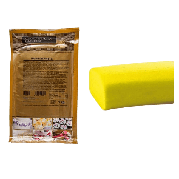 IRCA SUGARPASTE RAINBOW PASTE YELLOW 1 KG (1 in a box)