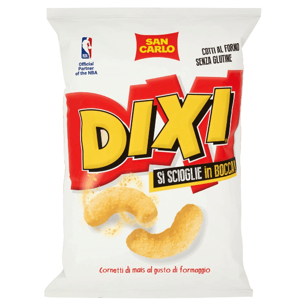SAN CARLO CRISPS DIXI CHEESE 105 GR (14 in a box)