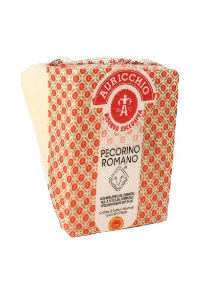 AURICCHIO CHEESE PECORINO ROMANO D.O.P. 1/8 £23.04 AL KG (APPROX. 2.5 KG) PROMO £19.90