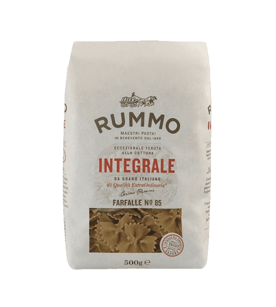 RUMMO PASTA WHOLEMEAL FARFALLE N.85 500 GR (16 in a box)