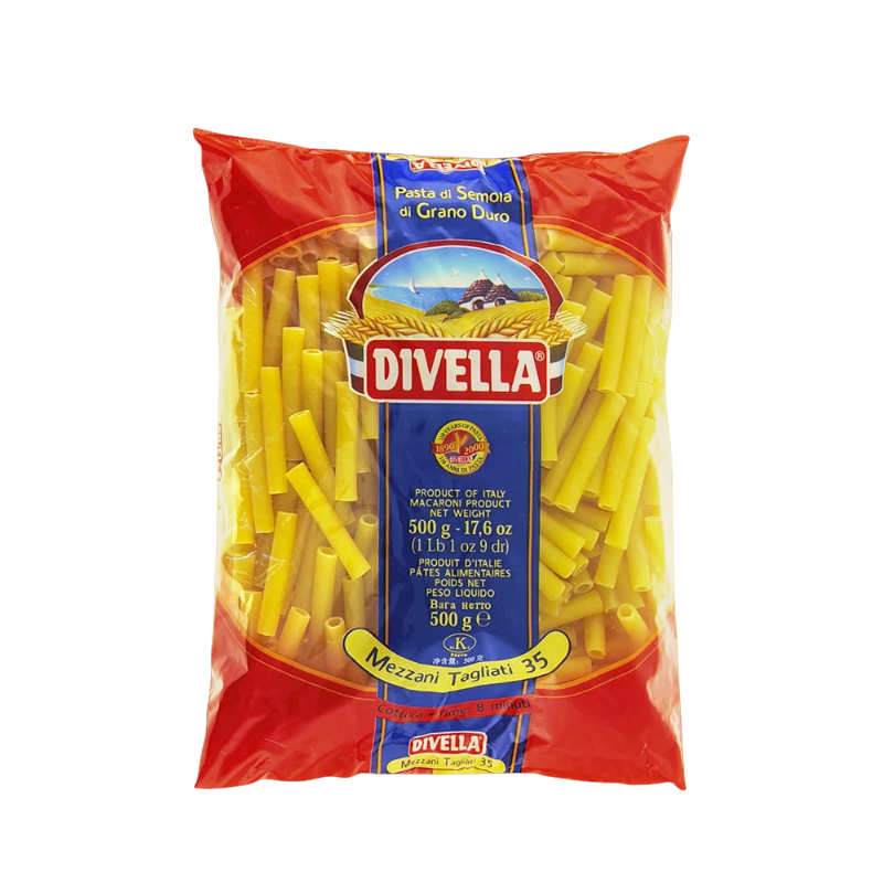 DIVELLA PASTA DI SEMOLA MEZZANI TAGLIATI N.35 500 GR (24 in a box)
