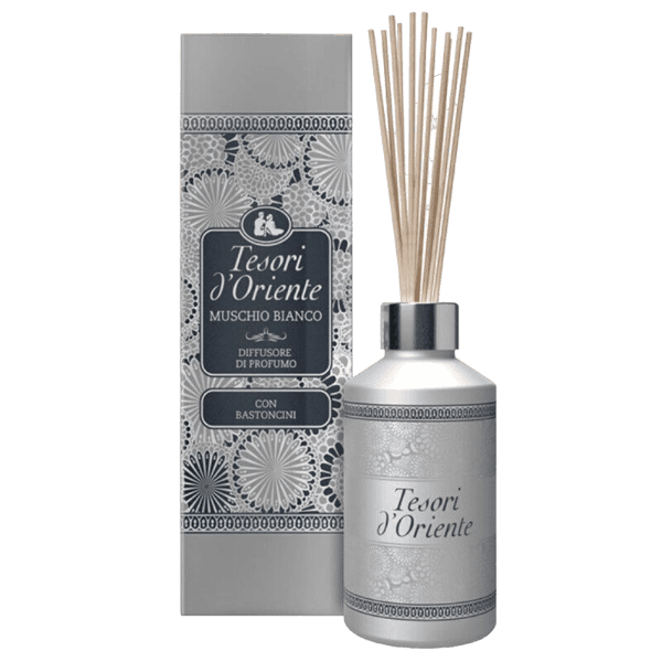 TESORI D'ORIENTE HOME FRAGRANCE WITH STICKS WHITE MUSK 200 ML (6 in a box)