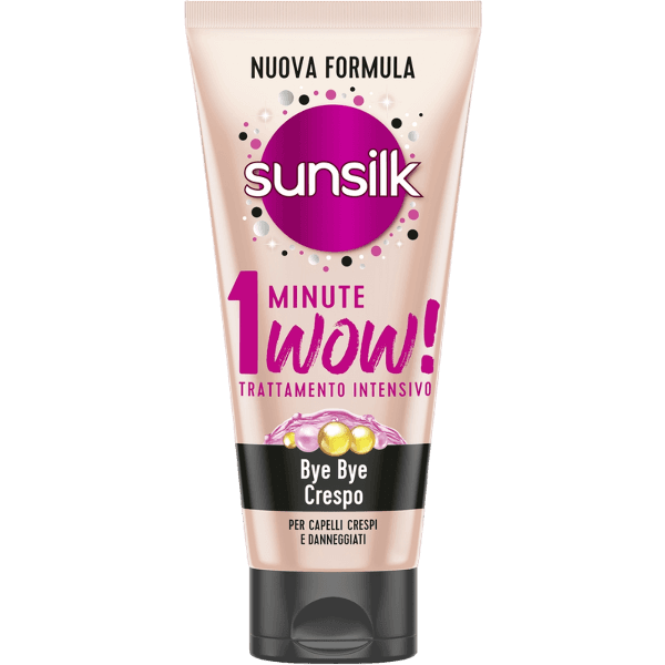 SUNSILK HAIR MUSK 1 MINUTE WOW INTENSIVE TREATMENTS BYE BYE CRESPO FRIZZY HAIR 180 ML (6 in a box)