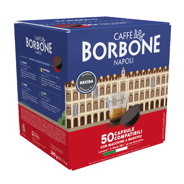 BORBONE COFFEE CAPSULES A MODO MIO DECISA X50 360 GR (1 in a box)
