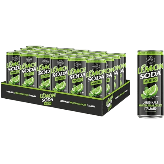LEMONSODA MOJITO DRINK SODA CANS 330 ML (24 in a box)