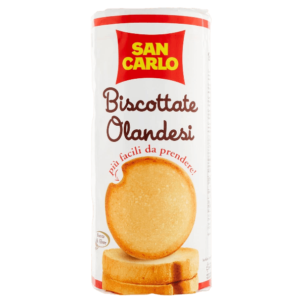 SAN CARLO BAKERY RUSKS FETTE BISCOTTATE OLANDESI 125 GR (12 in a box)