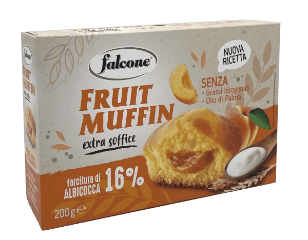 FALCONE MUFFIN FRUITS MIX X4 200 GR (10 in a box)