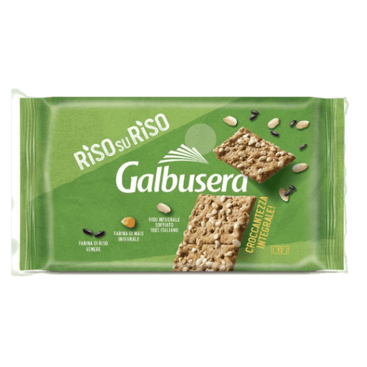 GALBUSERA CRACKERS WHOLEMEAL RISOSURISO 380 GR (12 in a box)