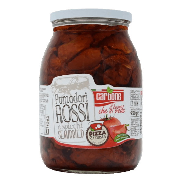 CARBONE TOMATOES RED CLOVES SEMIDRIED 950 GR (6 in a box)