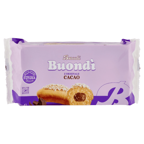 BAULI SNACK BUONDI' COCOA X6 258 GR (12 in a box)