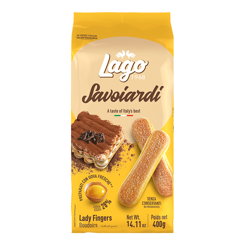 ELLEDI BISCOTTI SAVOIARDI 400 GR (10 in a box)