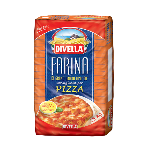 DIVELLA FLOURS PIZZA TYPE "00" 25 KG (1 in a box)