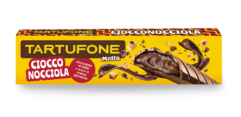 MOTTA TARTUFONE TORRONE MILK CHOCOLATE CIOCCO NOCCIOLA 150 GR (24 in a box)