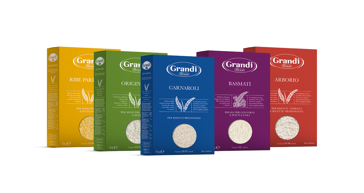 GRANDI RISO RICE CARNAROLI 1 KG (12 in a box)