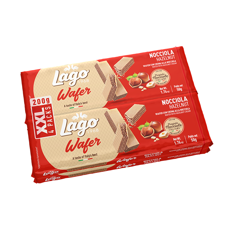 ELLEDI MULTIPACK WAFER HAZELNUT X4 200 GR (32 in a box)