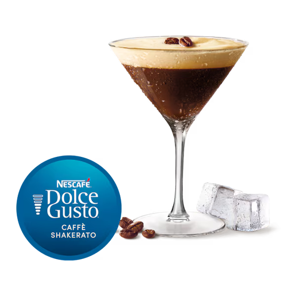 NESCAFE' COFFEE CAPSULES DOLCE GUSTO SHAKERATO X16 152 GR (3 in a box)
