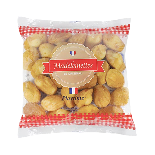 PLAYTIME MADELEINETTES 300 GR (14 in a box)