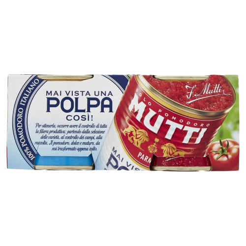 MUTTI POLPA DI POMODORO 210 GR X2 (12 in a box)