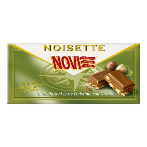 NOVI CHOCOLATE BAR NOISETTE MILK 100 GR (24 in a box)