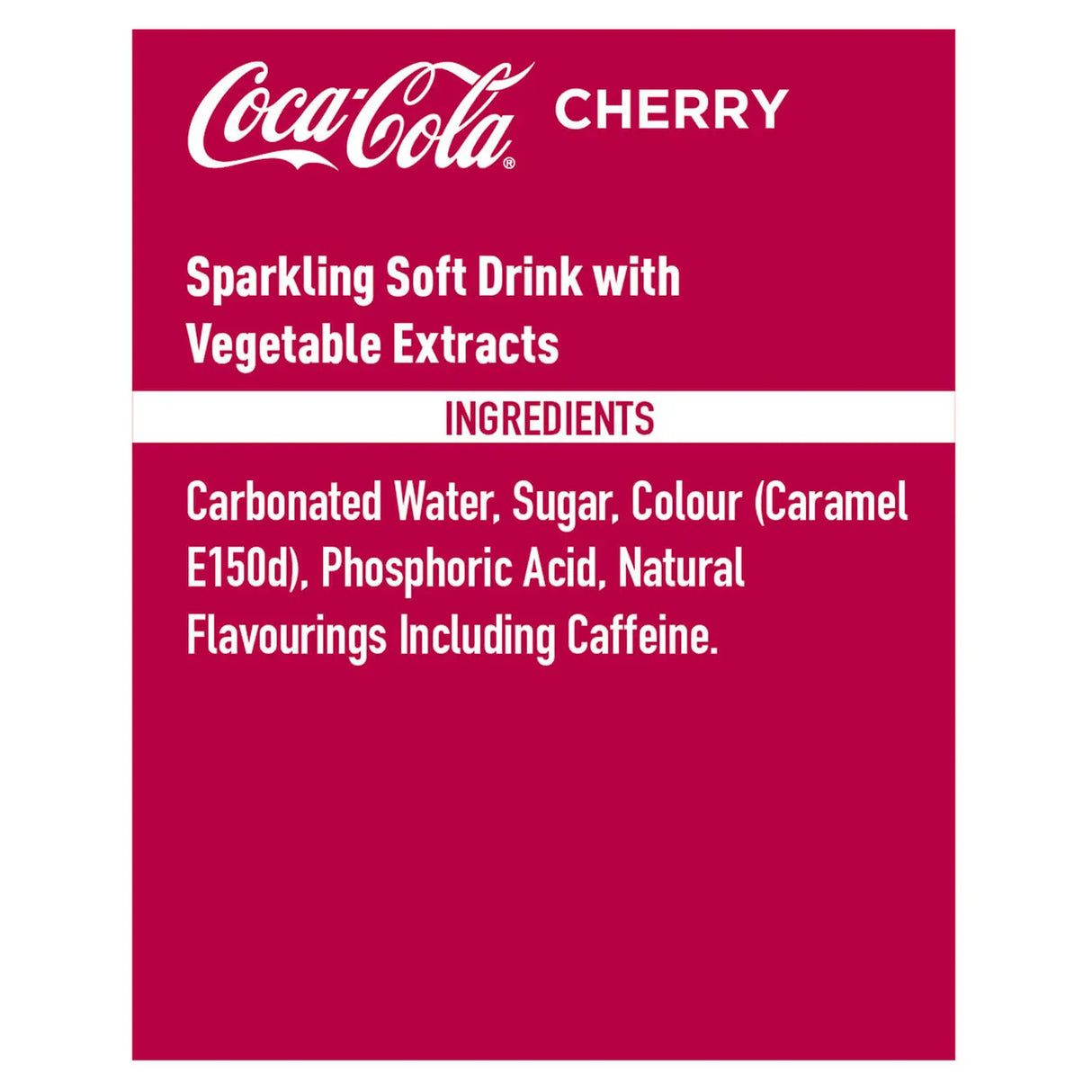COCA COLA CHERRY CANS GB 330 ML (24 in a box)