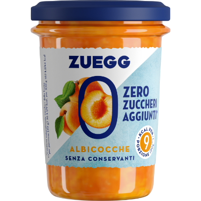 ZUEGG JAMS ZERO ADDED SUGAR APRICOTS JAR 220 GR (8 in a box)