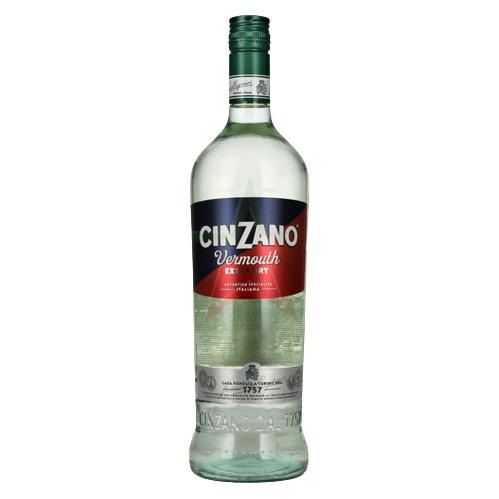 CINZANO LIQUEUR APERITIF VERMOUTH EXTRA DRY 75 CL (6 in a box)