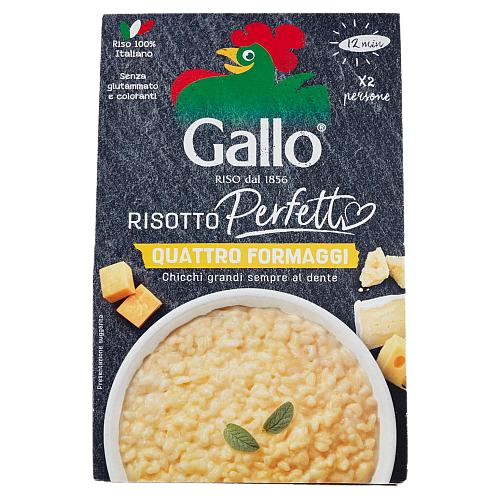 GALLO RISOTTO PERFETTO FOUR CHEESE 175 GR (6 in a box)